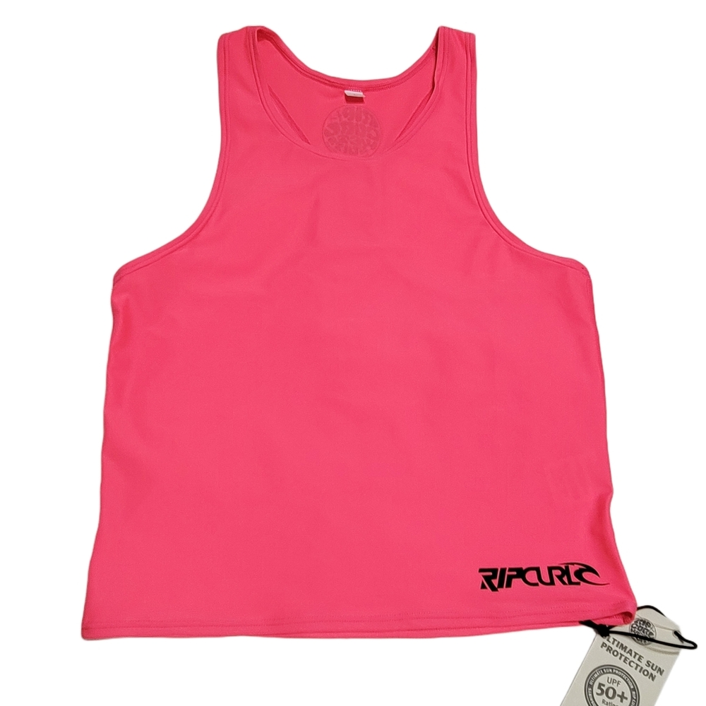 Rip Curl UPF50+ Hot Pink Sleeveless Sun Protection Tank Top NWT Size Large